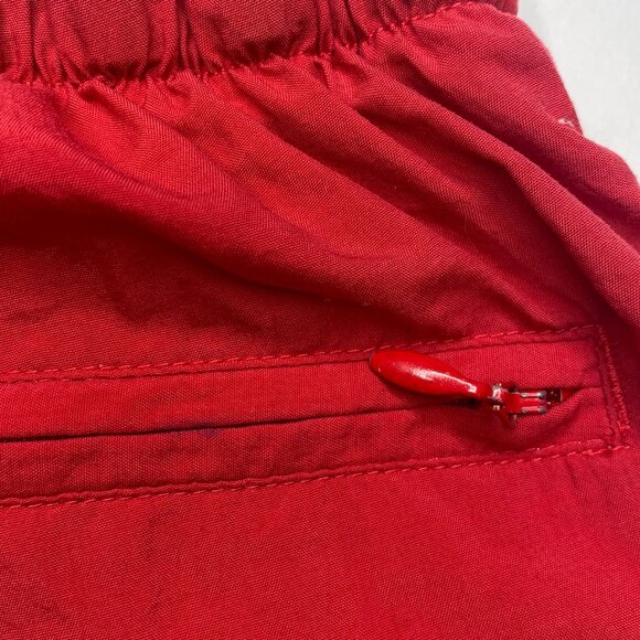 Columbia, Old School, men's Small, red swim trunks with mesh liner and pockets. - Picture 4 of 7